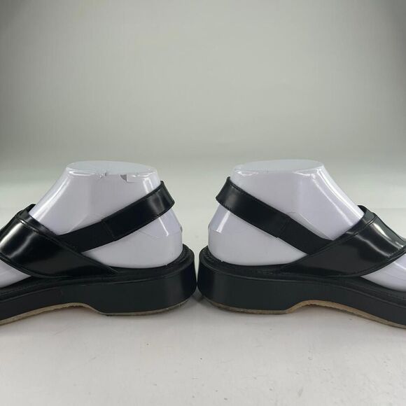 ADIEV Adieu Paris Slingback Type 43 Sandal US 7.5 Black Patent Leather Shoes main image 4